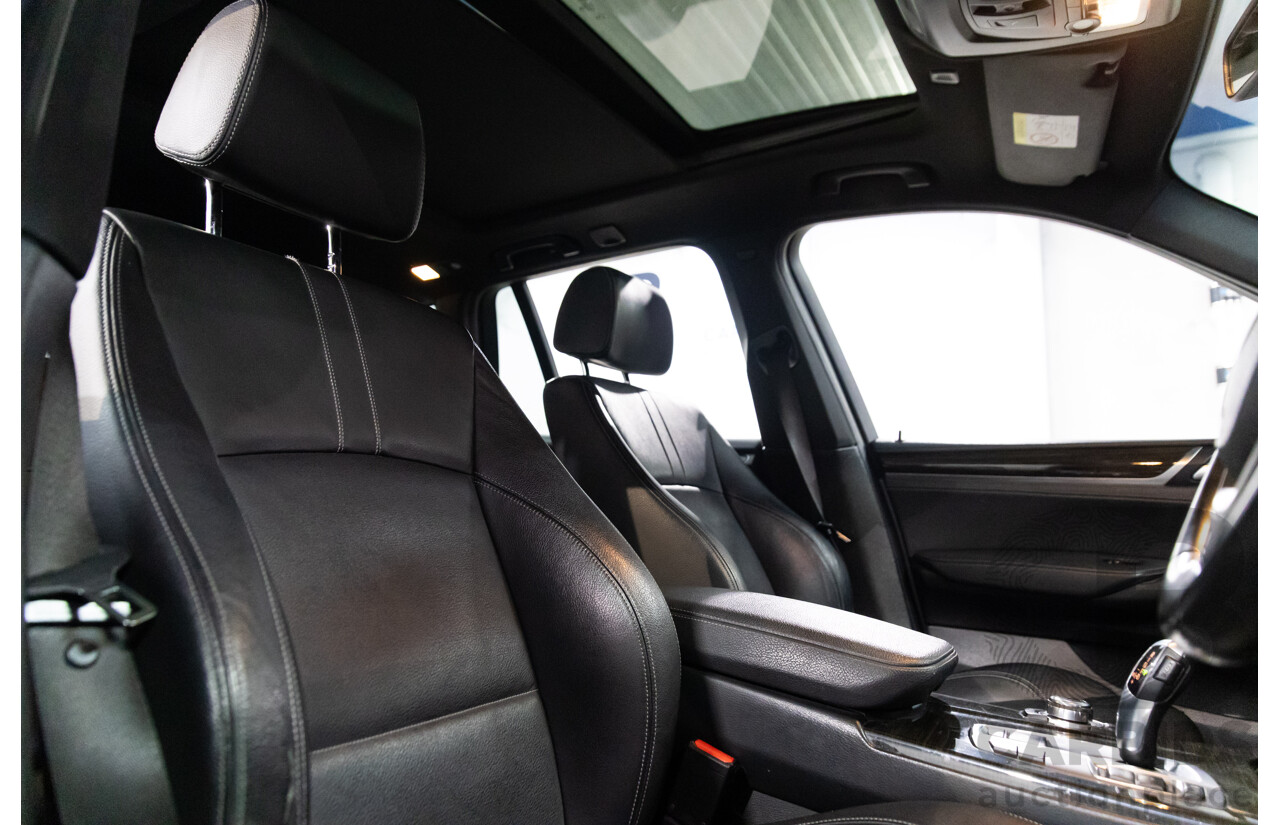 09/2015 BMW X3 xDrive20i M Sport (AWD) F25 MY15 4d Wagon Space Grey Metallic Turbo 2.0L