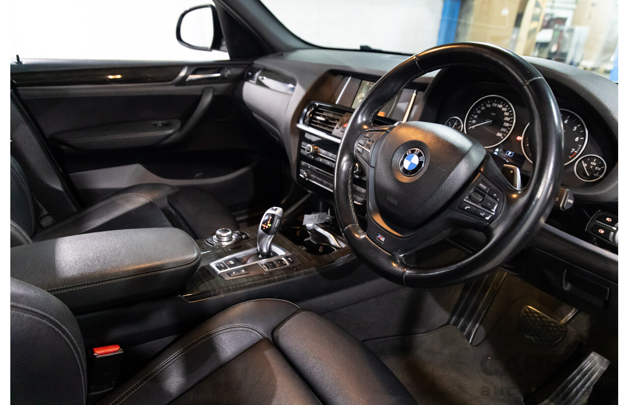 09/2015 BMW X3 xDrive20i M Sport (AWD) F25 MY15 4d Wagon Space Grey Metallic Turbo 2.0L