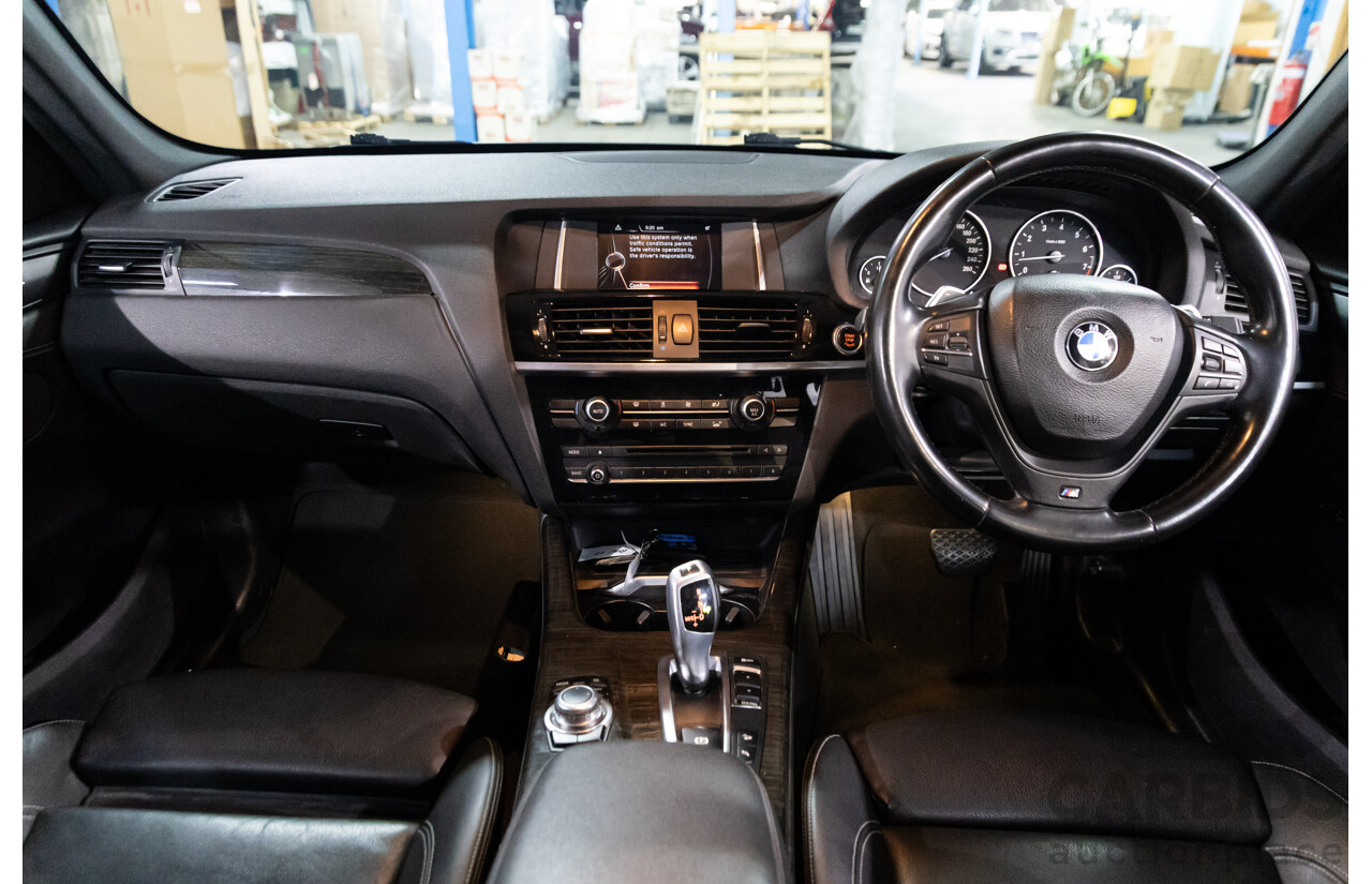 09/2015 BMW X3 xDrive20i M Sport (AWD) F25 MY15 4d Wagon Space Grey Metallic Turbo 2.0L