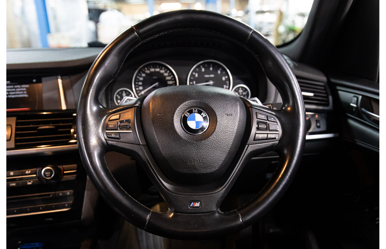 09/2015 BMW X3 xDrive20i M Sport (AWD) F25 MY15 4d Wagon Space Grey Metallic Turbo 2.0L