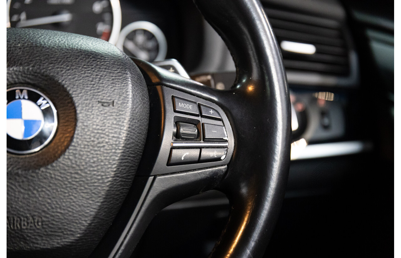 09/2015 BMW X3 xDrive20i M Sport (AWD) F25 MY15 4d Wagon Space Grey Metallic Turbo 2.0L