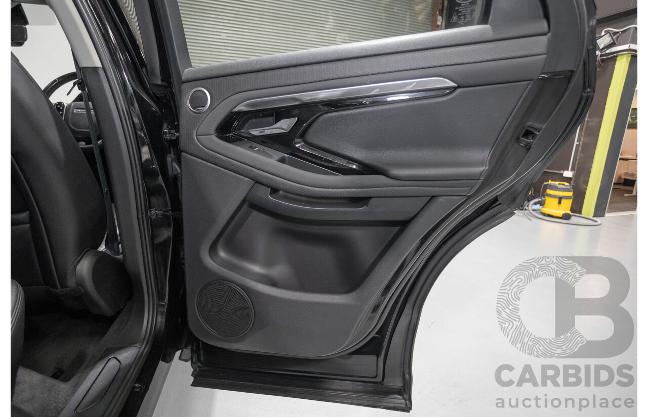 6/2019 Land Rover Range Rover Evoque D180 S (AWD) L551 MY20 4D Wagon Santorini Black Turbo Diesel 2.0L