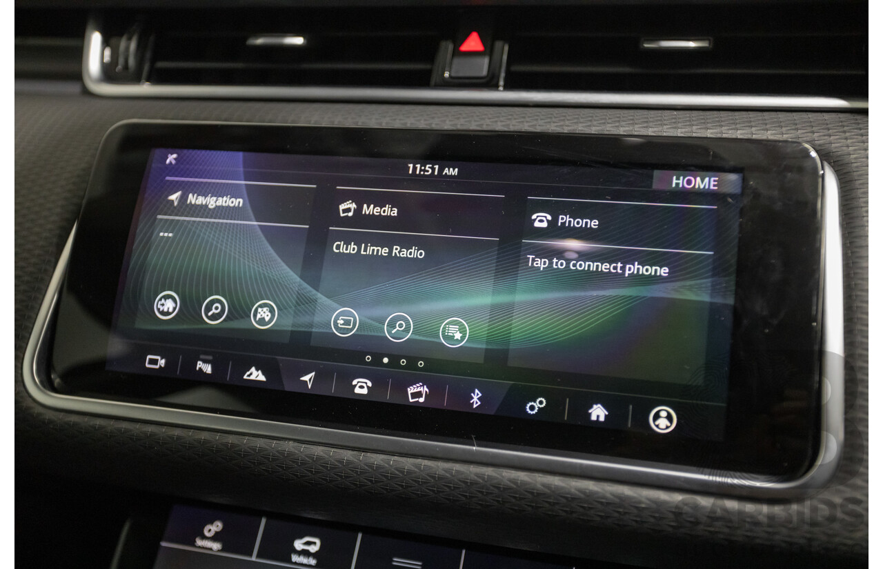 6/2019 Land Rover Range Rover Evoque D180 S (AWD) L551 MY20 4D Wagon Santorini Black Turbo Diesel 2.0L