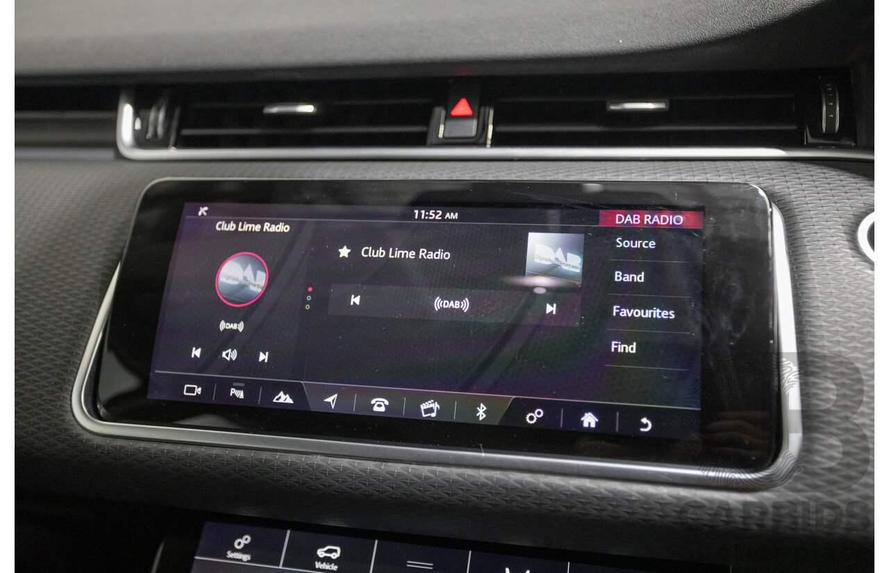 6/2019 Land Rover Range Rover Evoque D180 S (AWD) L551 MY20 4D Wagon Santorini Black Turbo Diesel 2.0L