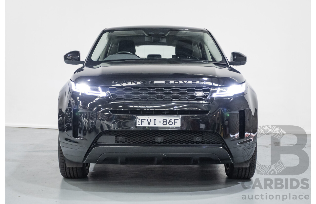 6/2019 Land Rover Range Rover Evoque D180 S (AWD) L551 MY20 4d Wagon Santorini Black Turbo Diesel 2.0L
