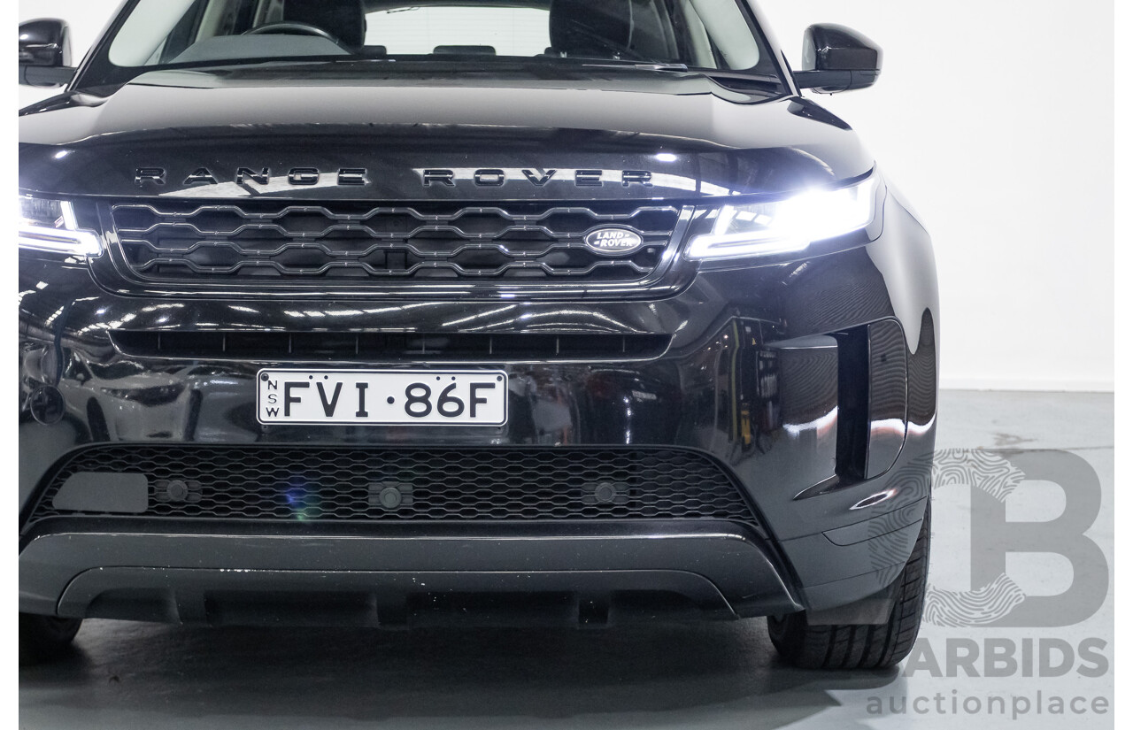 6/2019 Land Rover Range Rover Evoque D180 S (AWD) L551 MY20 4d Wagon Santorini Black Turbo Diesel 2.0L