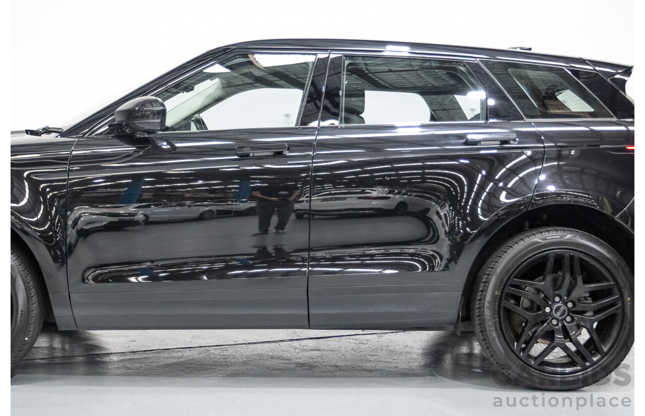 6/2019 Land Rover Range Rover Evoque D180 S (AWD) L551 MY20 4d Wagon Santorini Black Turbo Diesel 2.0L