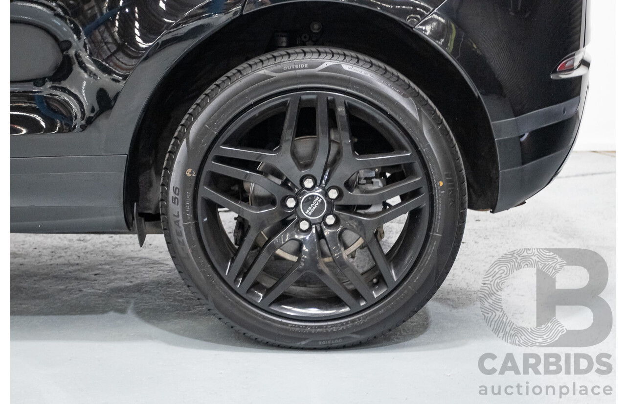 6/2019 Land Rover Range Rover Evoque D180 S (AWD) L551 MY20 4d Wagon Santorini Black Turbo Diesel 2.0L