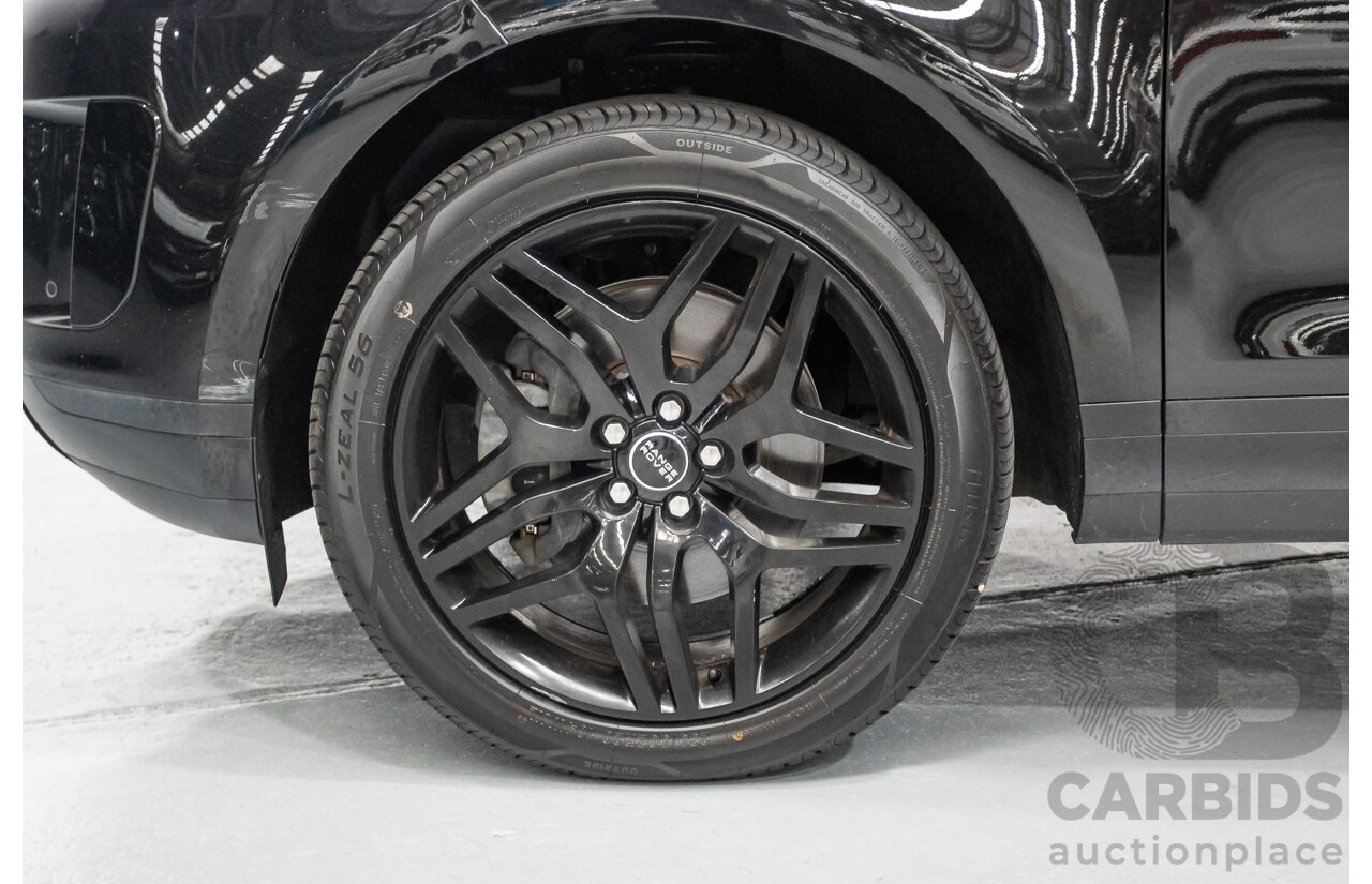 6/2019 Land Rover Range Rover Evoque D180 S (AWD) L551 MY20 4d Wagon Santorini Black Turbo Diesel 2.0L