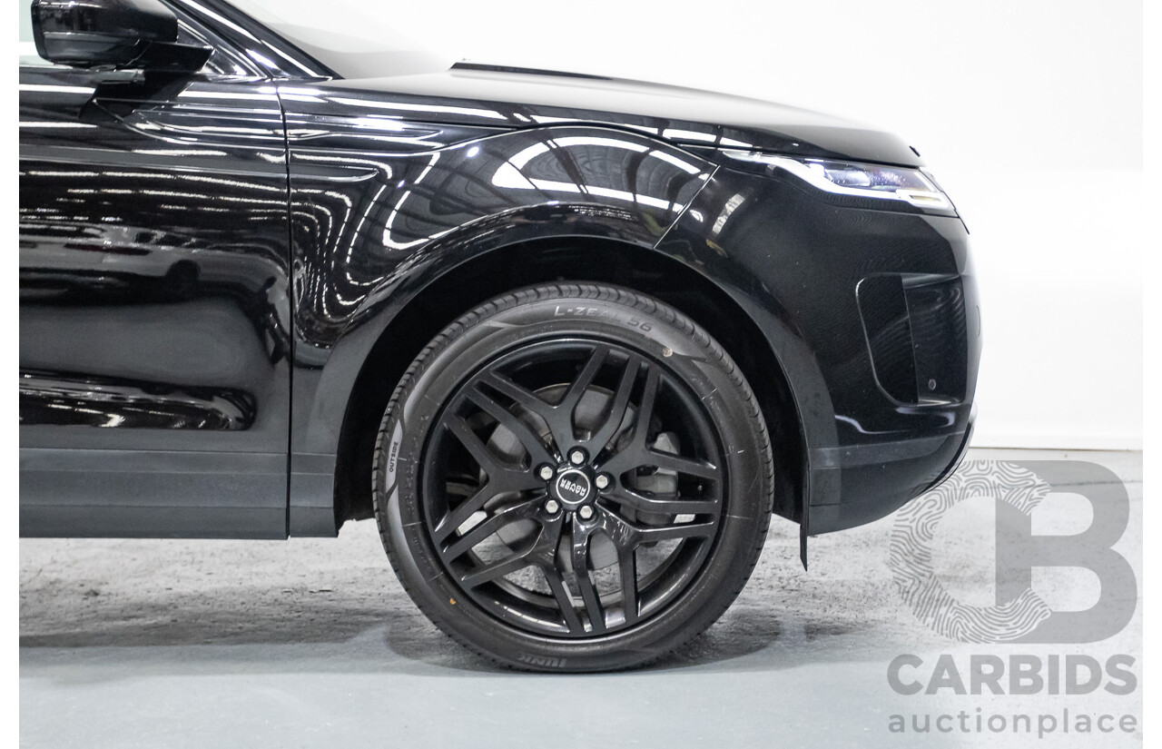 6/2019 Land Rover Range Rover Evoque D180 S (AWD) L551 MY20 4d Wagon Santorini Black Turbo Diesel 2.0L