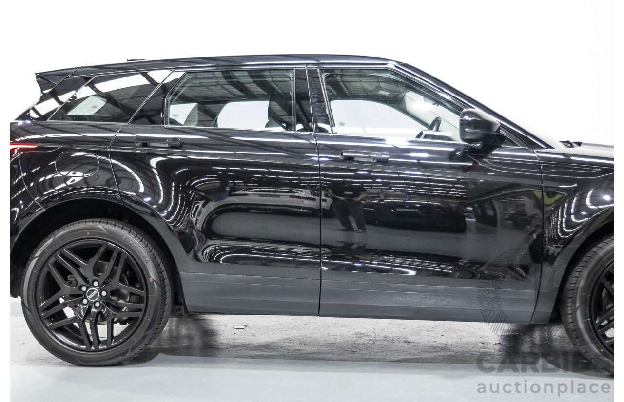 6/2019 Land Rover Range Rover Evoque D180 S (AWD) L551 MY20 4d Wagon Santorini Black Turbo Diesel 2.0L