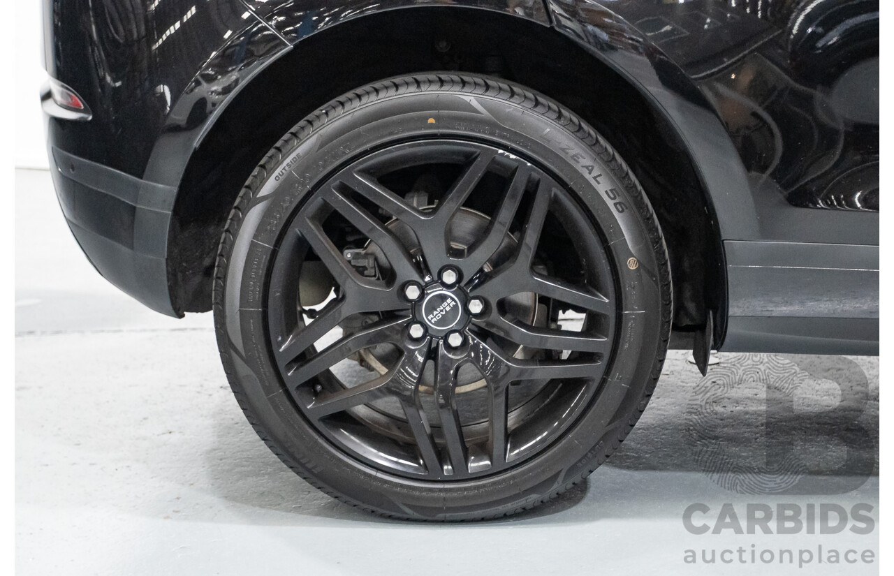 6/2019 Land Rover Range Rover Evoque D180 S (AWD) L551 MY20 4d Wagon Santorini Black Turbo Diesel 2.0L