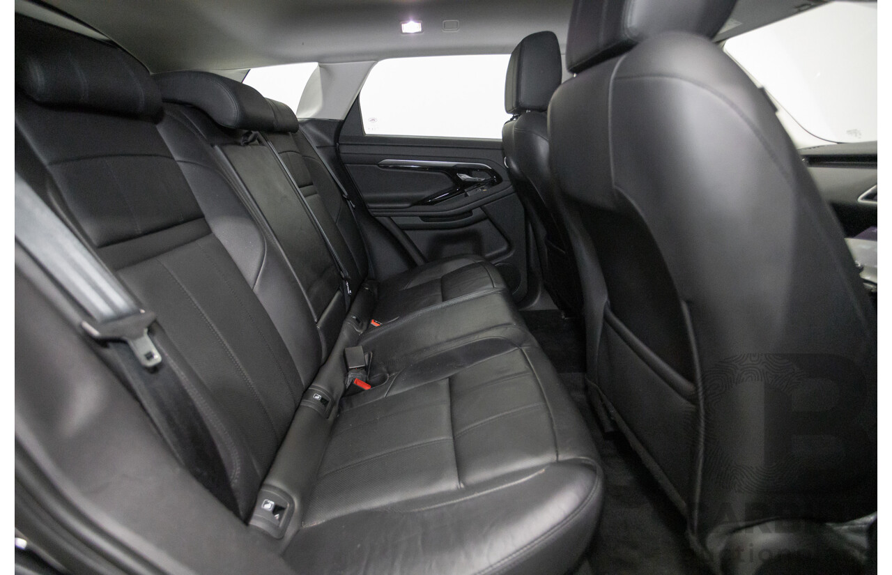 6/2019 Land Rover Range Rover Evoque D180 S (AWD) L551 MY20 4d Wagon Santorini Black Turbo Diesel 2.0L
