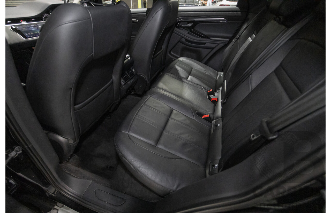 6/2019 Land Rover Range Rover Evoque D180 S (AWD) L551 MY20 4d Wagon Santorini Black Turbo Diesel 2.0L