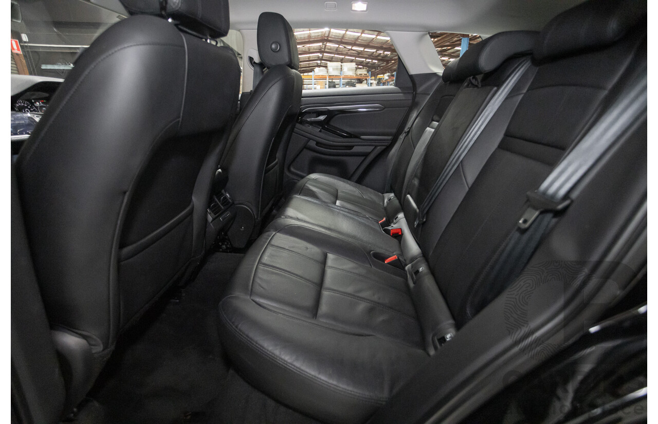 6/2019 Land Rover Range Rover Evoque D180 S (AWD) L551 MY20 4d Wagon Santorini Black Turbo Diesel 2.0L
