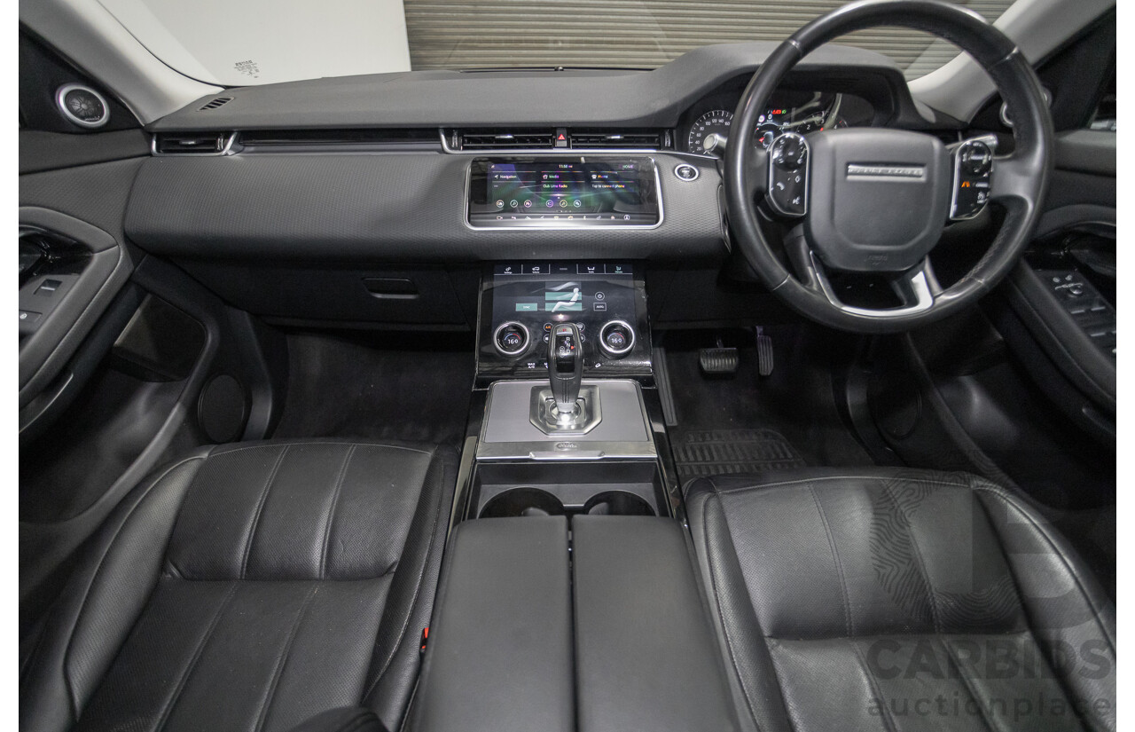 6/2019 Land Rover Range Rover Evoque D180 S (AWD) L551 MY20 4d Wagon Santorini Black Turbo Diesel 2.0L