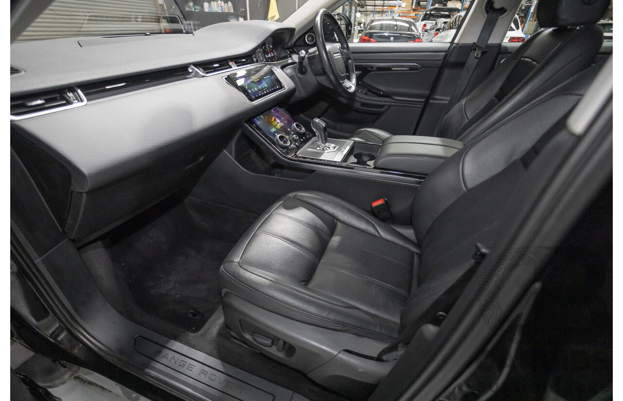6/2019 Land Rover Range Rover Evoque D180 S (AWD) L551 MY20 4d Wagon Santorini Black Turbo Diesel 2.0L
