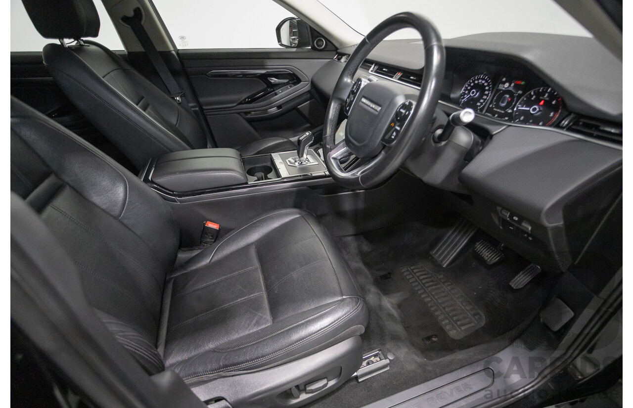6/2019 Land Rover Range Rover Evoque D180 S (AWD) L551 MY20 4d Wagon Santorini Black Turbo Diesel 2.0L