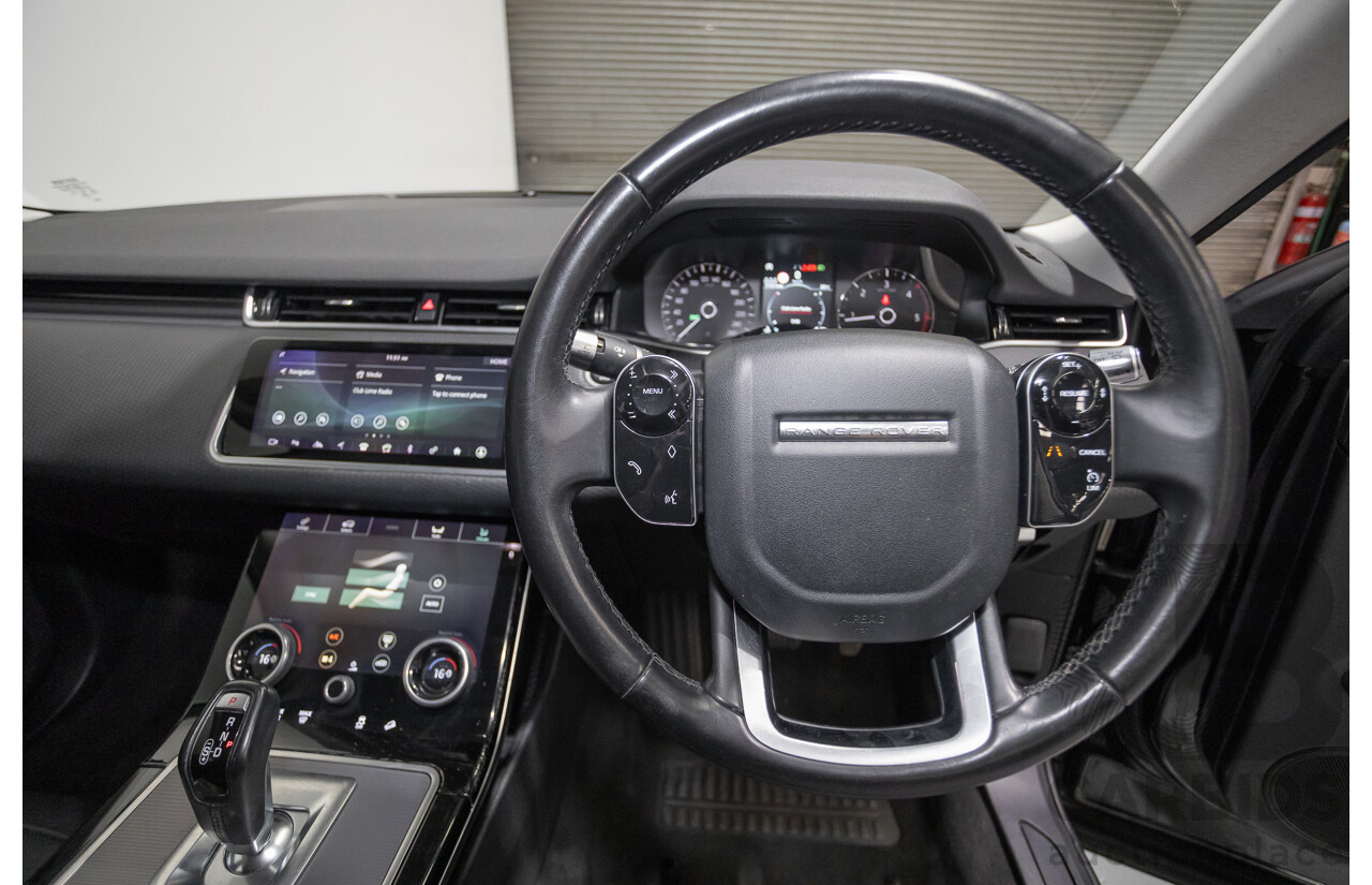 6/2019 Land Rover Range Rover Evoque D180 S (AWD) L551 MY20 4d Wagon Santorini Black Turbo Diesel 2.0L