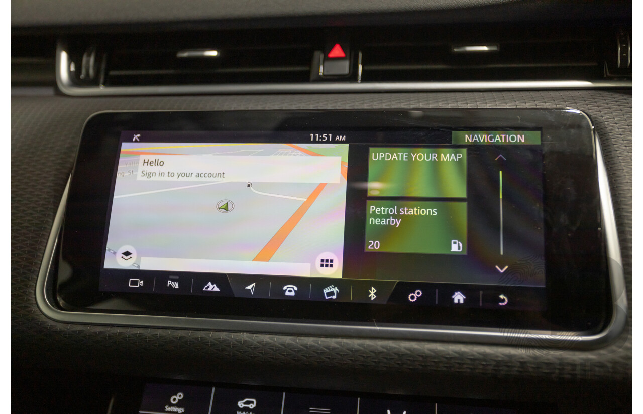 6/2019 Land Rover Range Rover Evoque D180 S (AWD) L551 MY20 4d Wagon Santorini Black Turbo Diesel 2.0L