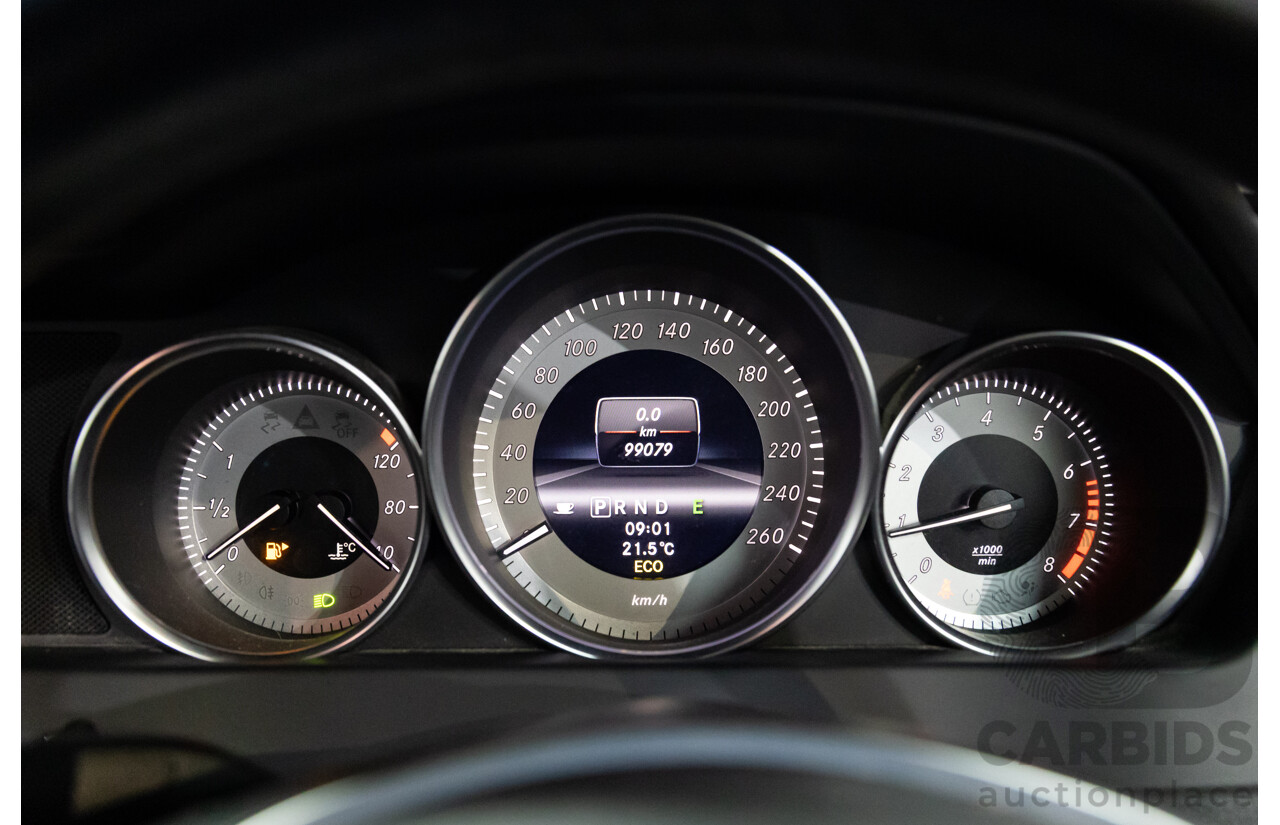 11/2012 Mercedes-Benz C180 BE W204 MY12 2d Coupe Polar White Turbo 1.8L