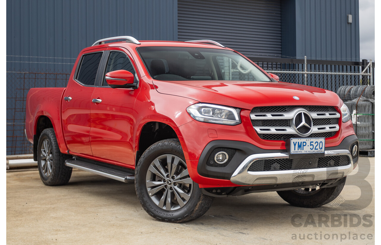 3/2018 Mercedes-Benz X 250d Power 4MATIC (4x4) 470 Dual Cab Danakil Red Twin Turbo Diesel 2.3L