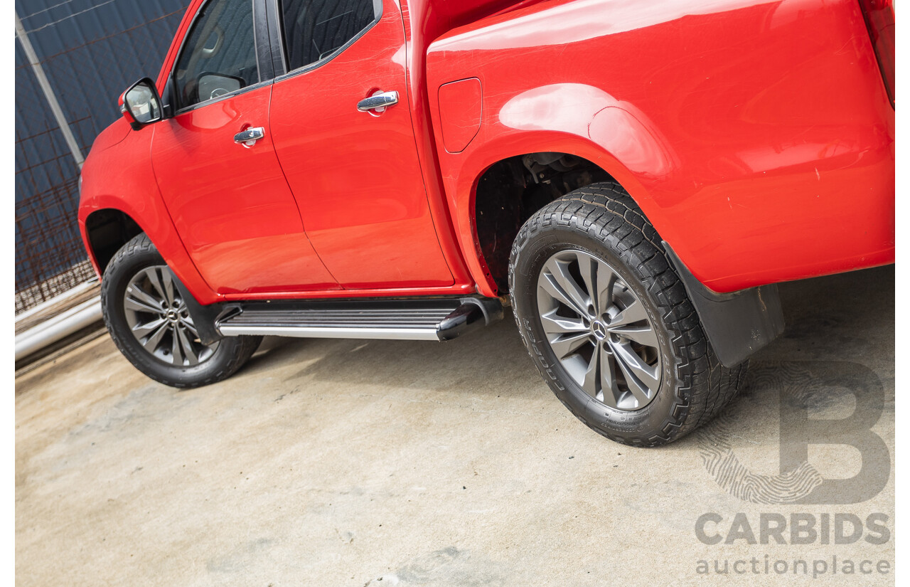 3/2018 Mercedes-Benz X 250d Power 4MATIC (4x4) 470 Dual Cab Danakil Red Twin Turbo Diesel 2.3L