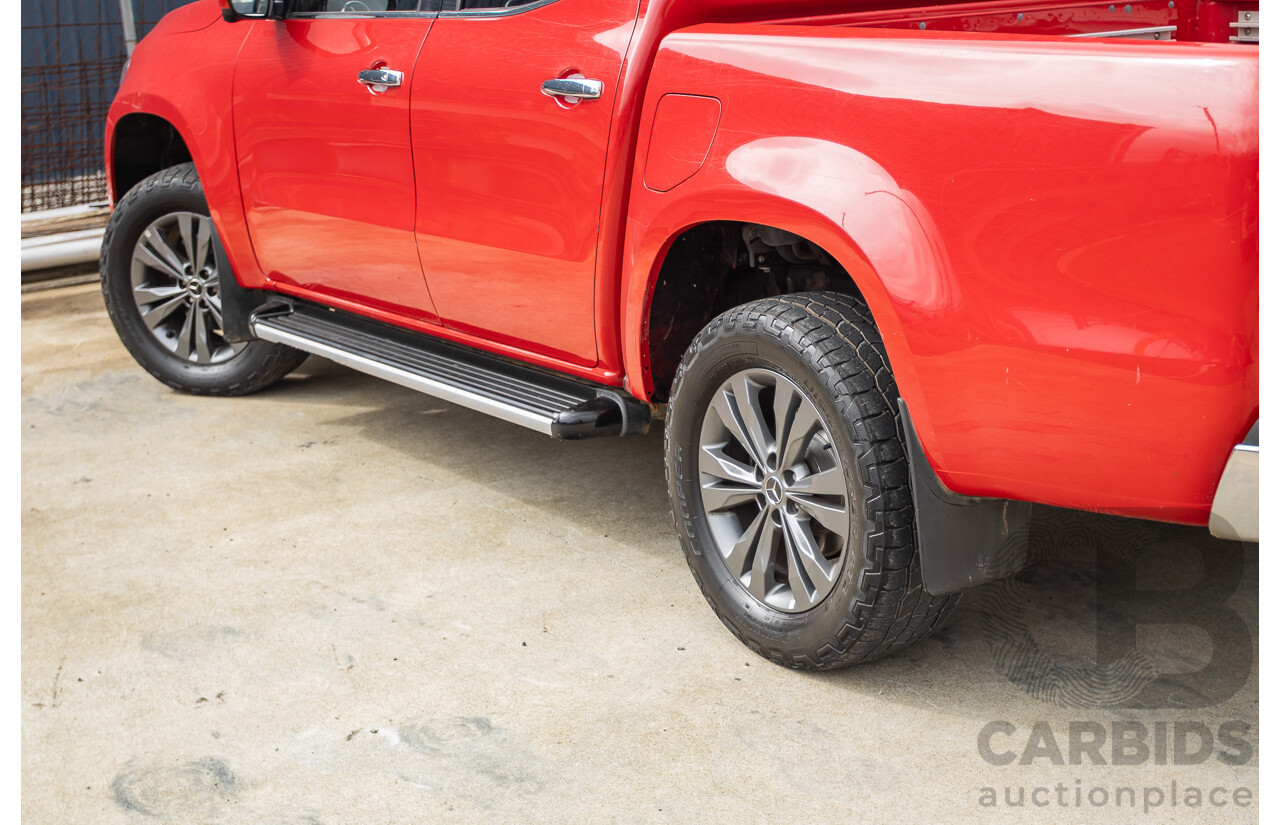 3/2018 Mercedes-Benz X 250d Power 4MATIC (4x4) 470 Dual Cab Danakil Red Twin Turbo Diesel 2.3L