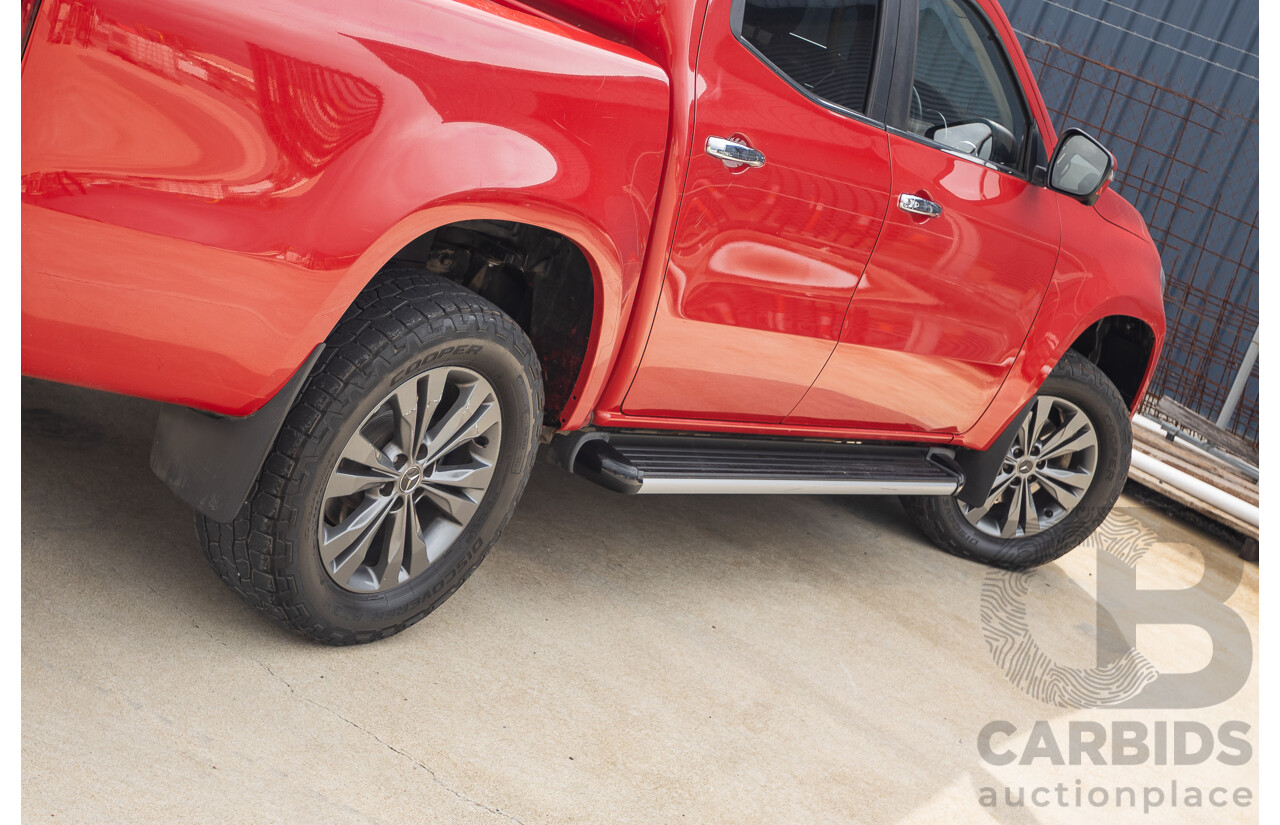 3/2018 Mercedes-Benz X 250d Power 4MATIC (4x4) 470 Dual Cab Danakil Red Twin Turbo Diesel 2.3L