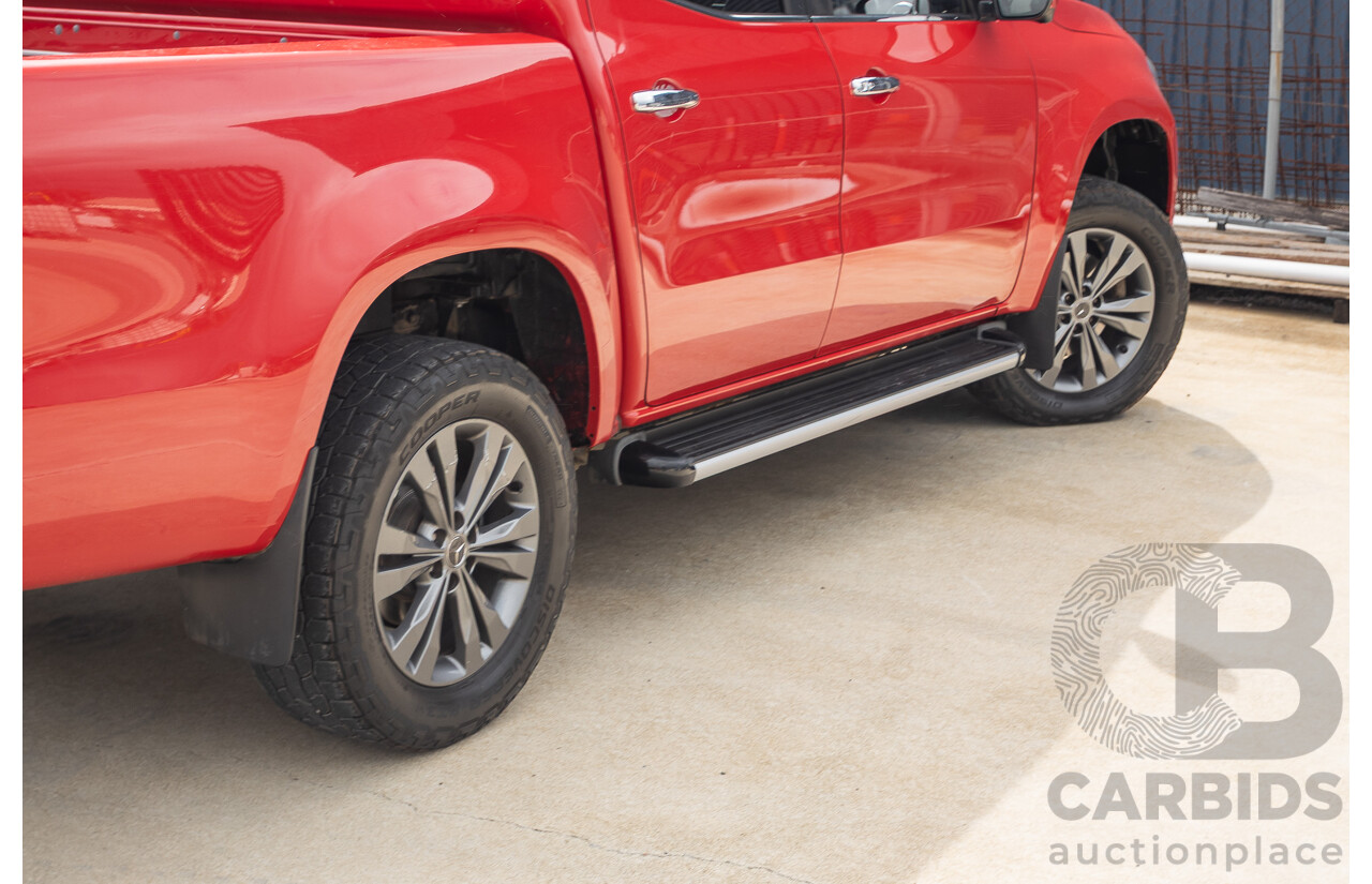 3/2018 Mercedes-Benz X 250d Power 4MATIC (4x4) 470 Dual Cab Danakil Red Twin Turbo Diesel 2.3L