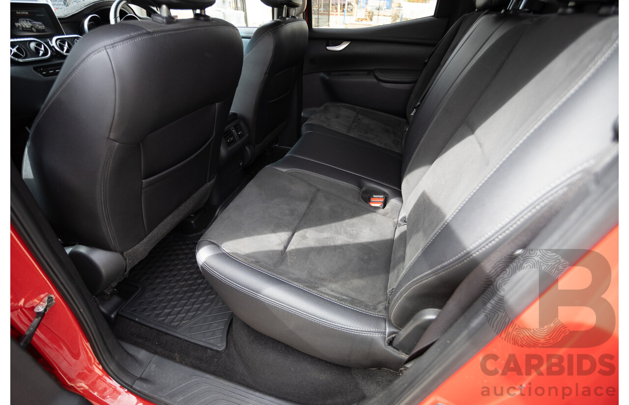 3/2018 Mercedes-Benz X 250d Power 4MATIC (4x4) 470 Dual Cab Danakil Red Twin Turbo Diesel 2.3L