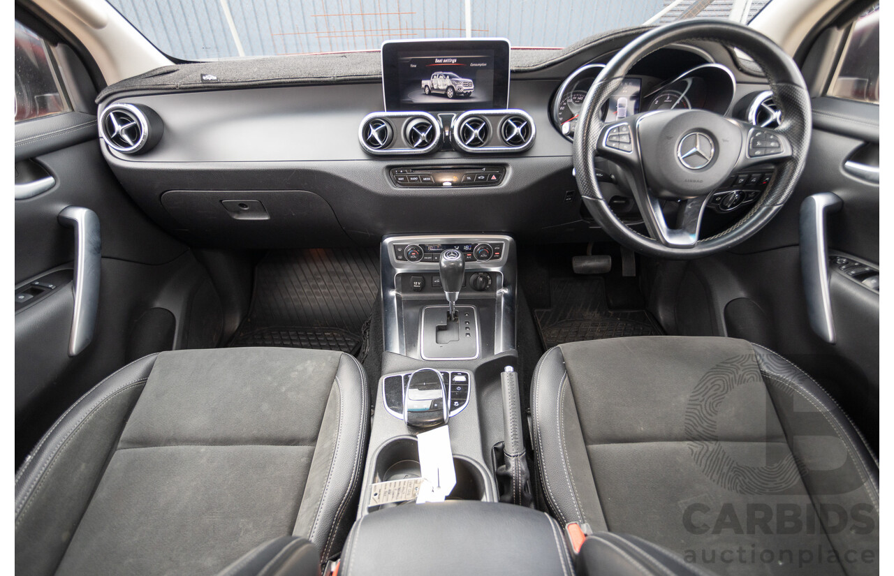 3/2018 Mercedes-Benz X 250d Power 4MATIC (4x4) 470 Dual Cab Danakil Red Twin Turbo Diesel 2.3L