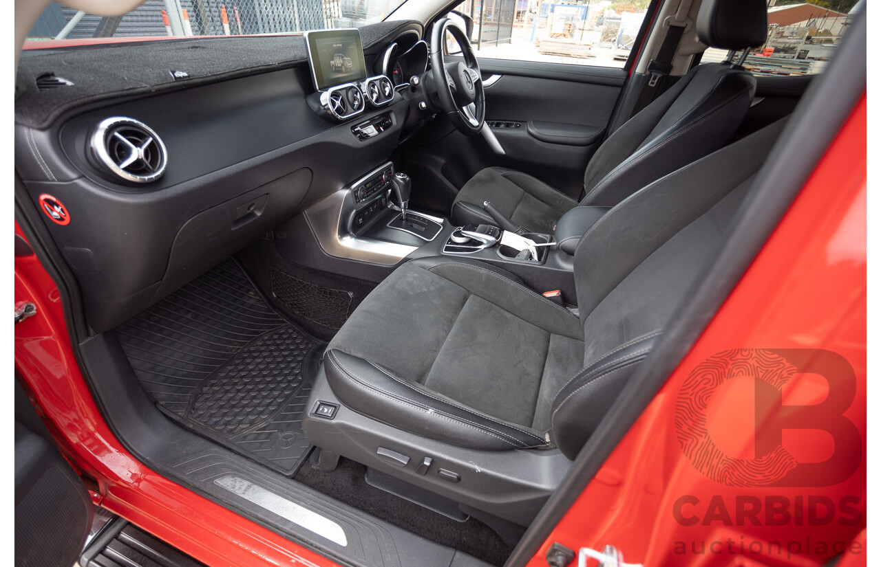 3/2018 Mercedes-Benz X 250d Power 4MATIC (4x4) 470 Dual Cab Danakil Red Twin Turbo Diesel 2.3L