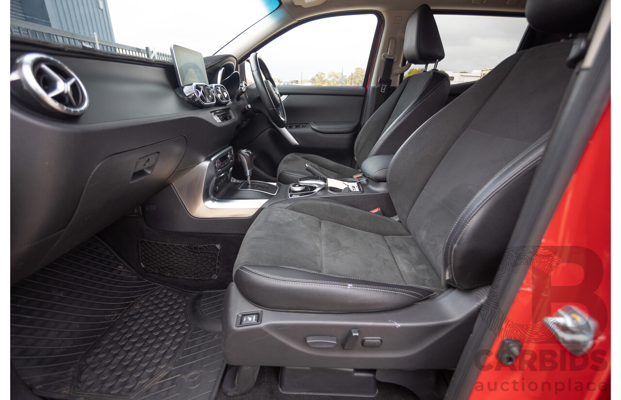 3/2018 Mercedes-Benz X 250d Power 4MATIC (4x4) 470 Dual Cab Danakil Red Twin Turbo Diesel 2.3L