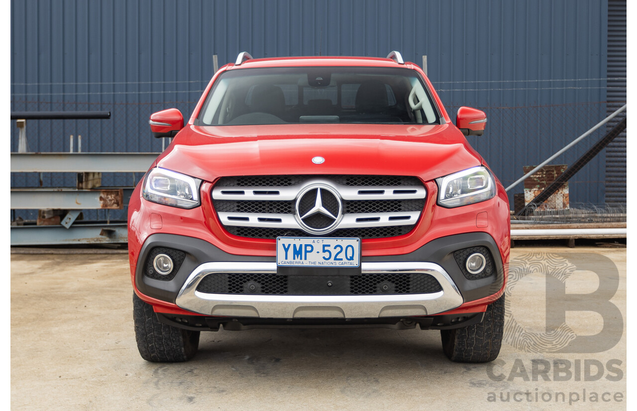 3/2018 Mercedes-Benz X 250d Power 4MATIC (4x4) 470 Dual Cab Danakil Red Twin Turbo Diesel 2.3L