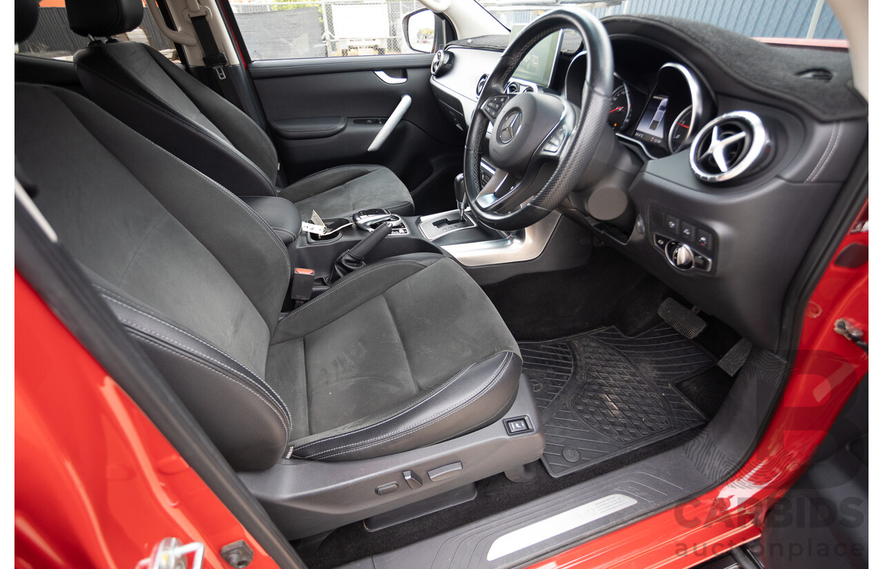 3/2018 Mercedes-Benz X 250d Power 4MATIC (4x4) 470 Dual Cab Danakil Red Twin Turbo Diesel 2.3L