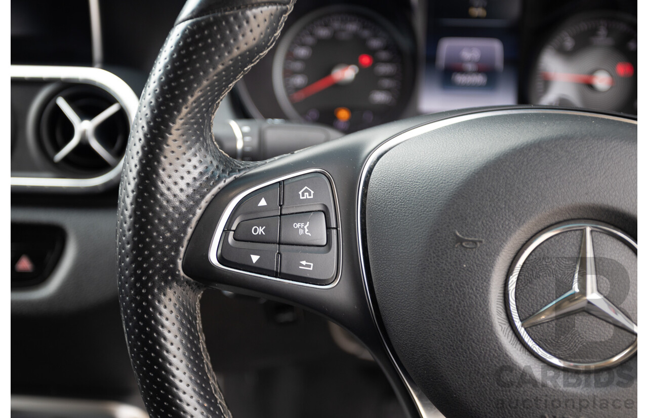 3/2018 Mercedes-Benz X 250d Power 4MATIC (4x4) 470 Dual Cab Danakil Red Twin Turbo Diesel 2.3L