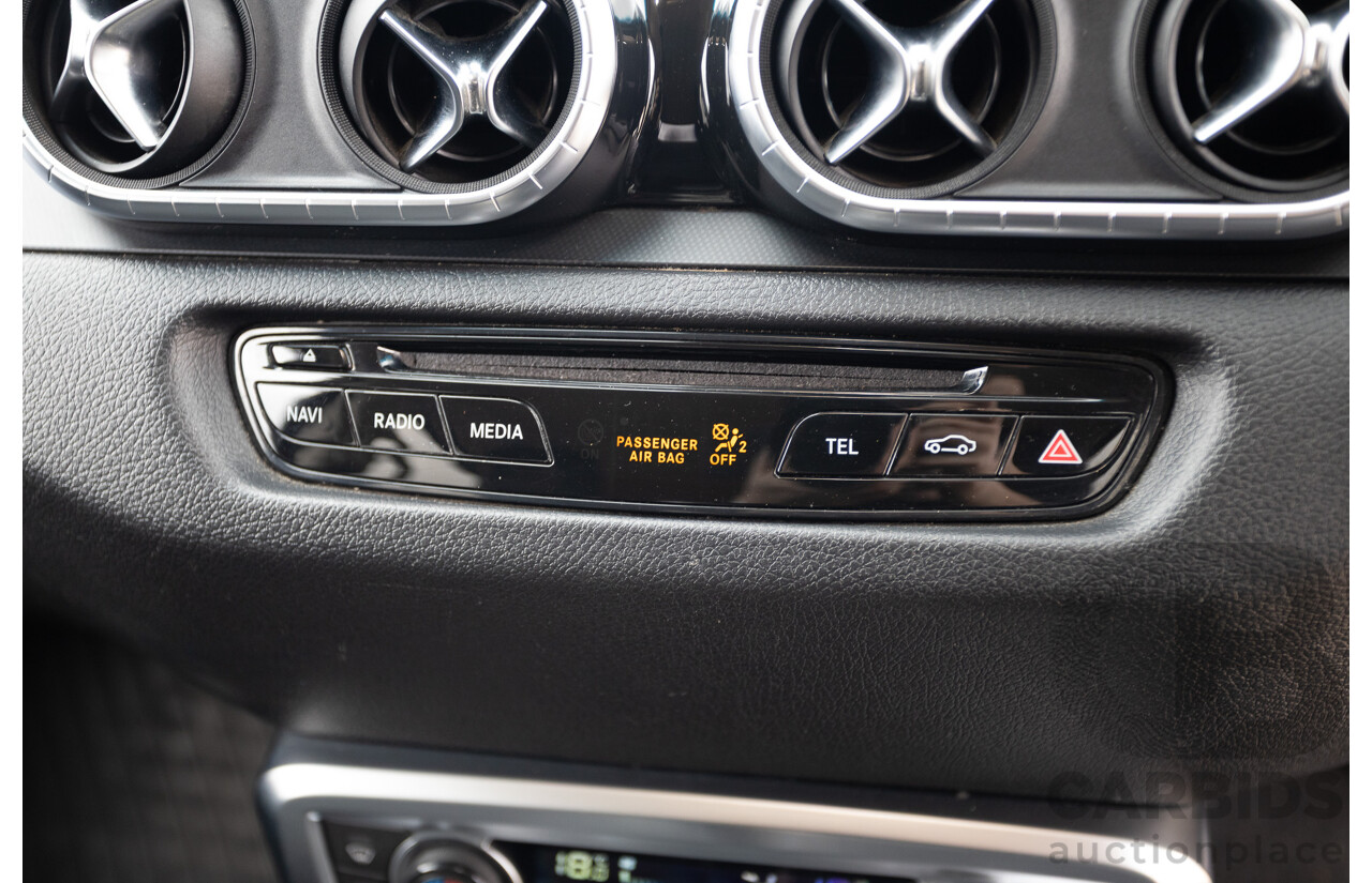 3/2018 Mercedes-Benz X 250d Power 4MATIC (4x4) 470 Dual Cab Danakil Red Twin Turbo Diesel 2.3L