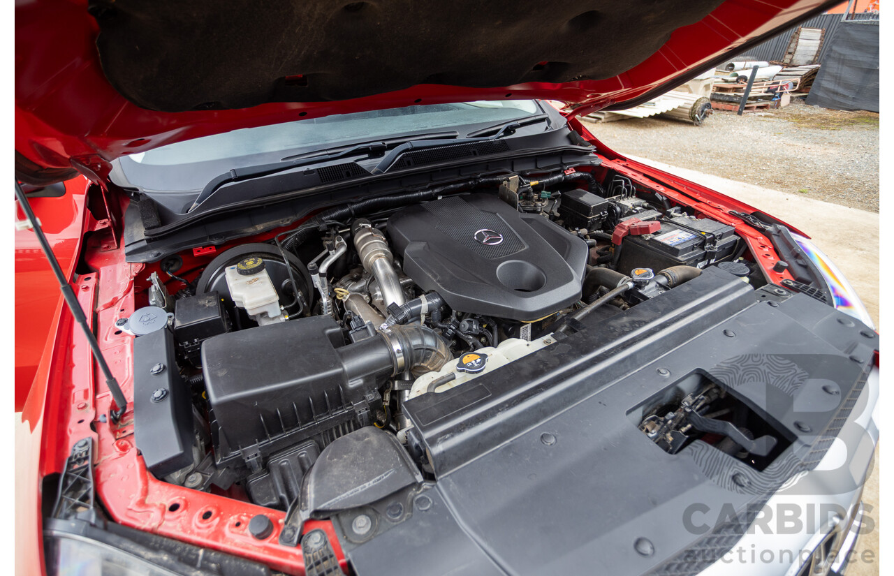 3/2018 Mercedes-Benz X 250d Power 4MATIC (4x4) 470 Dual Cab Danakil Red Twin Turbo Diesel 2.3L