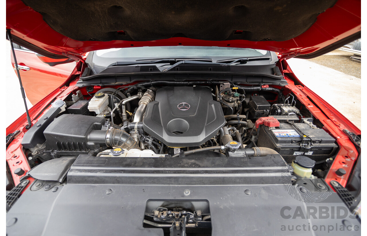 3/2018 Mercedes-Benz X 250d Power 4MATIC (4x4) 470 Dual Cab Danakil Red Twin Turbo Diesel 2.3L