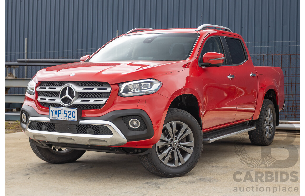 3/2018 Mercedes-Benz X 250d Power 4MATIC (4x4) 470 Dual Cab Danakil Red Twin Turbo Diesel 2.3L