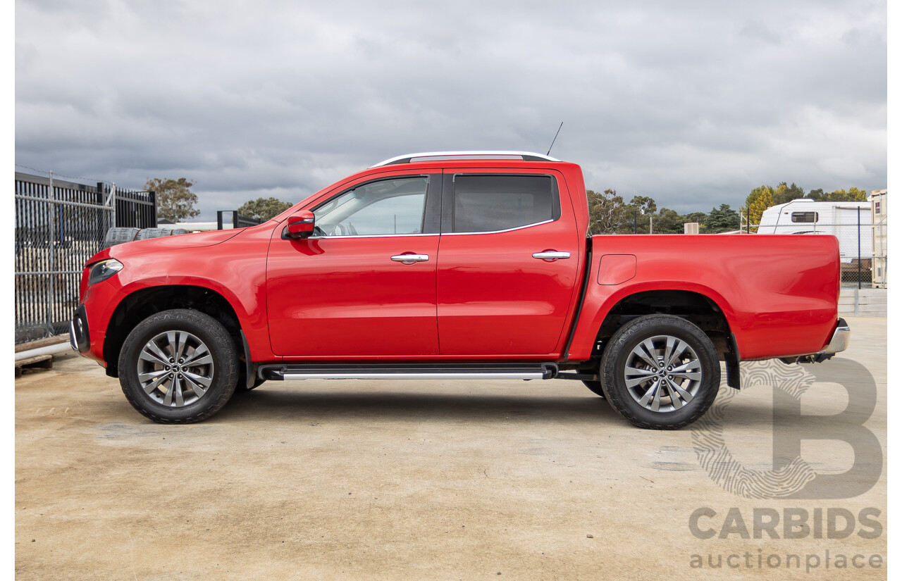 3/2018 Mercedes-Benz X 250d Power 4MATIC (4x4) 470 Dual Cab Danakil Red Twin Turbo Diesel 2.3L