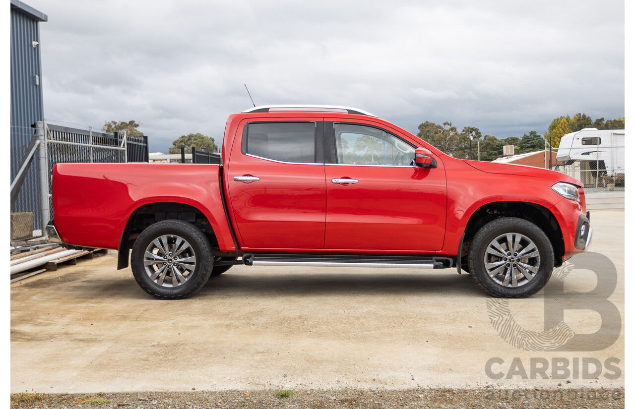 3/2018 Mercedes-Benz X 250d Power 4MATIC (4x4) 470 Dual Cab Danakil Red Twin Turbo Diesel 2.3L