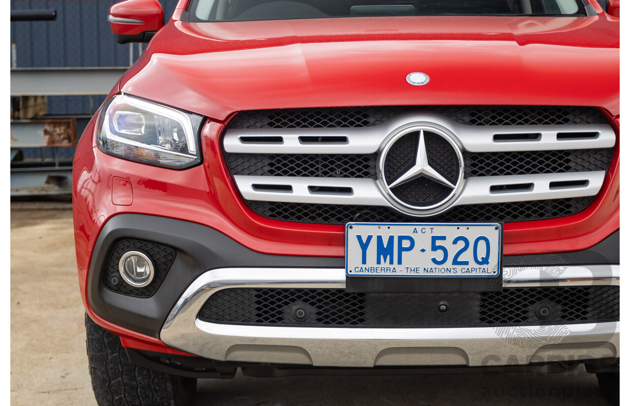 3/2018 Mercedes-Benz X 250d Power 4MATIC (4x4) 470 Dual Cab Danakil Red Twin Turbo Diesel 2.3L