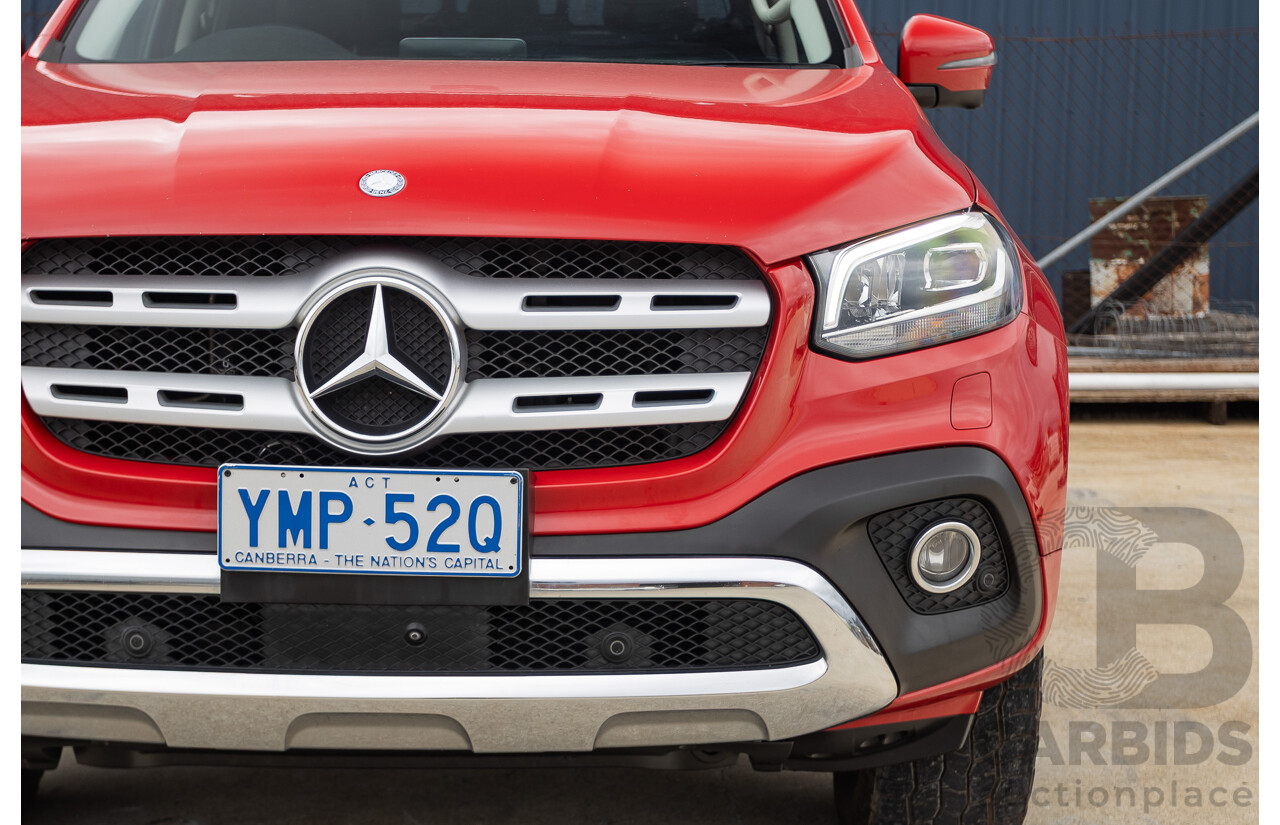 3/2018 Mercedes-Benz X 250d Power 4MATIC (4x4) 470 Dual Cab Danakil Red Twin Turbo Diesel 2.3L