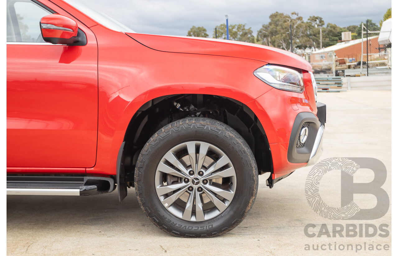 3/2018 Mercedes-Benz X 250d Power 4MATIC (4x4) 470 Dual Cab Danakil Red Twin Turbo Diesel 2.3L