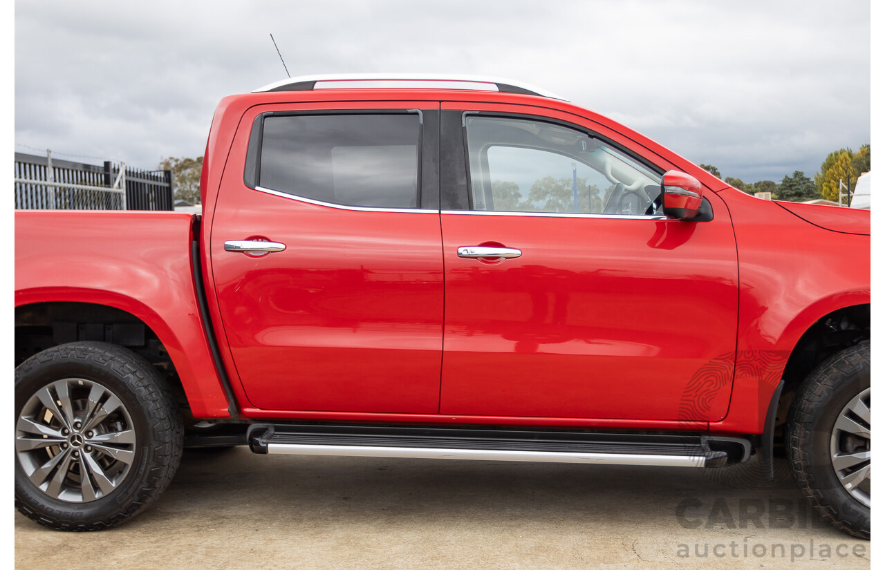 3/2018 Mercedes-Benz X 250d Power 4MATIC (4x4) 470 Dual Cab Danakil Red Twin Turbo Diesel 2.3L