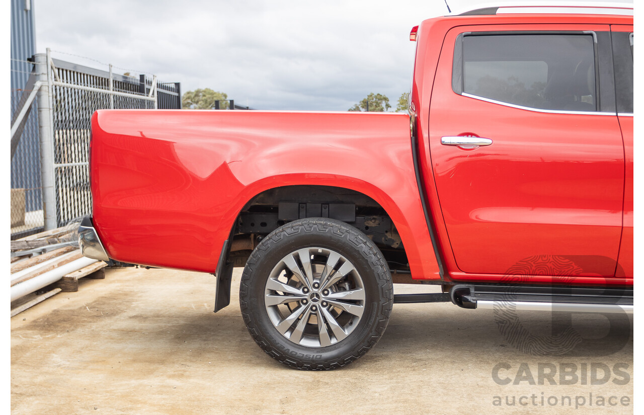 3/2018 Mercedes-Benz X 250d Power 4MATIC (4x4) 470 Dual Cab Danakil Red Twin Turbo Diesel 2.3L