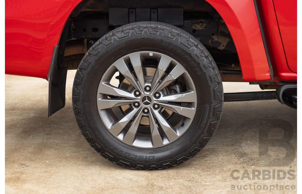 3/2018 Mercedes-Benz X 250d Power 4MATIC (4x4) 470 Dual Cab Danakil Red Twin Turbo Diesel 2.3L