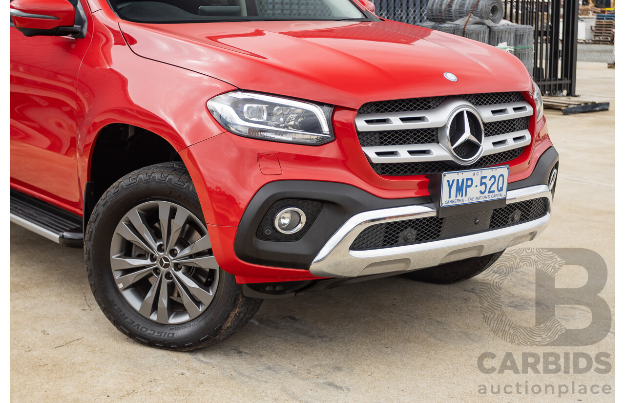3/2018 Mercedes-Benz X 250d Power 4MATIC (4x4) 470 Dual Cab Danakil Red Twin Turbo Diesel 2.3L